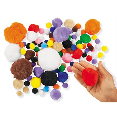 Pompons - 100 pièces Pompons - 100 pièces