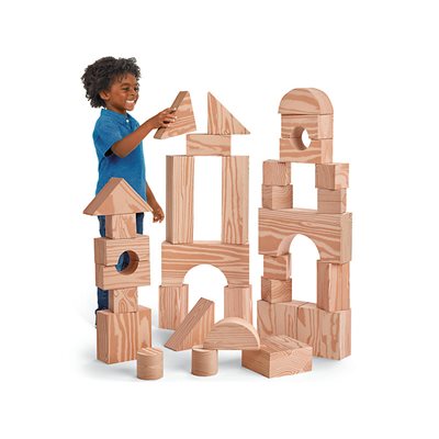 Looks Like Wood! Giant Soft Building Blocks
