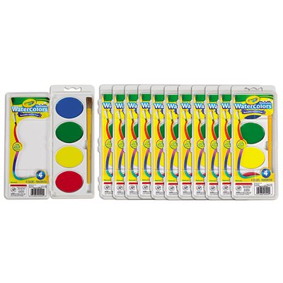 Jumbo Washable Watercolour Set - Dozen