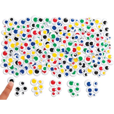 Coloured Wiggly Eyes