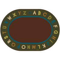 Alphabet Circletime Nature Rug - 6' X 9'