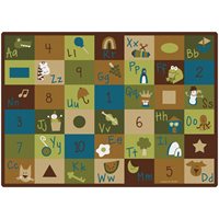 Learning Blocks Nature 5'10" X 8'4" Rectangle