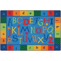 Alphabet Around Literacy Rug - 8' X 12'
