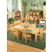 Table rectangulaire en bouleau 30" X 72" - 21"H