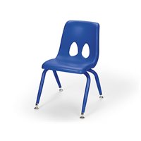 7.5" Classic Stacking Chair-Blue