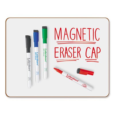 Magnetic Write & Wipe Markers 4-Colour Set