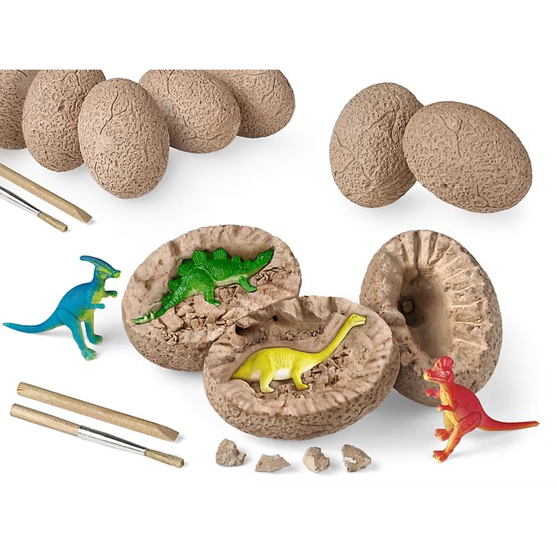 Creusez et découvrez des œufs de dinosaures - Lot de 36