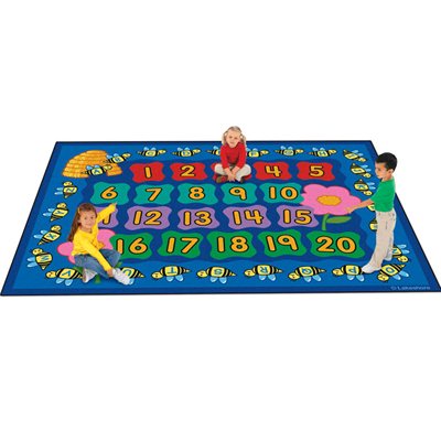 Numbers And Letters Carpet 9' X 12'