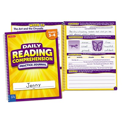 Reading Comprehension Daily Practice Journals Gr.3-4 - Each Reading Comprehension Daily Practice Journals Gr.3-4 - Each