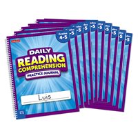 Reading Comprehension Daily Practice Journals Gr.4-5 - Set of 10
