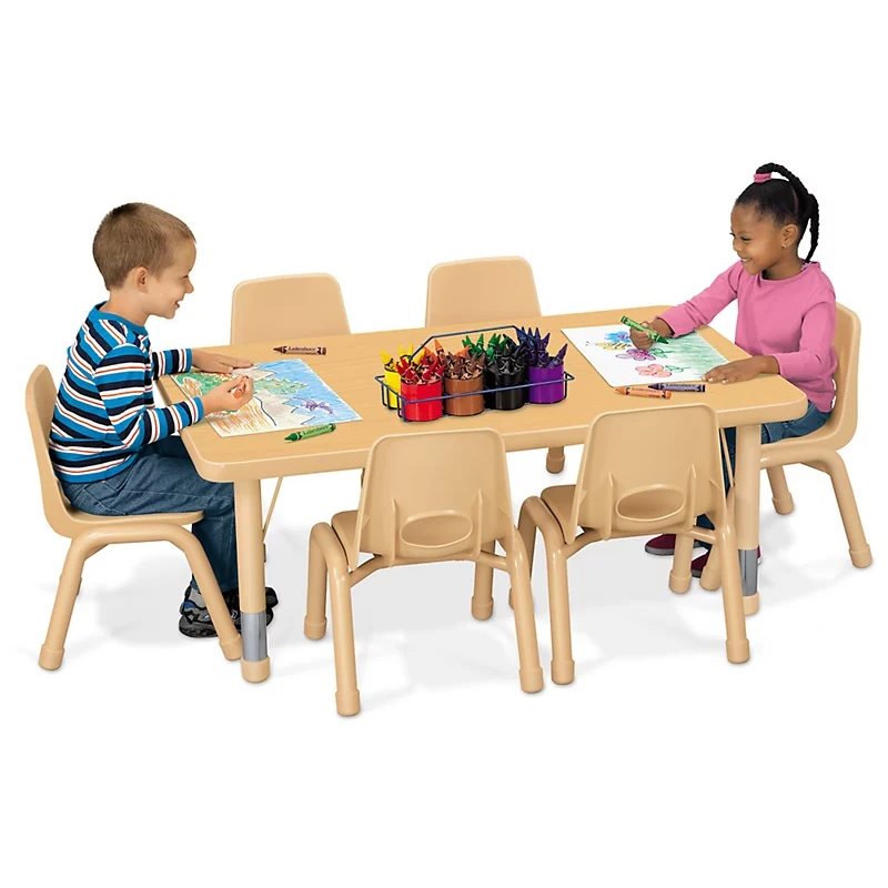Table rectangulaire ajustable basse de 30 po x 48 po Table rectangulaire ajustable basse de 30 po x 48 po