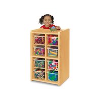 Unité de rangement robuste à 8 compartiments