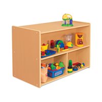 Unité de rangement préscolaire double face robuste