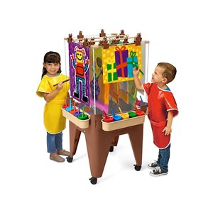 Centre de peinture intérieur / extérieur pour 4 - Couleurs naturelles