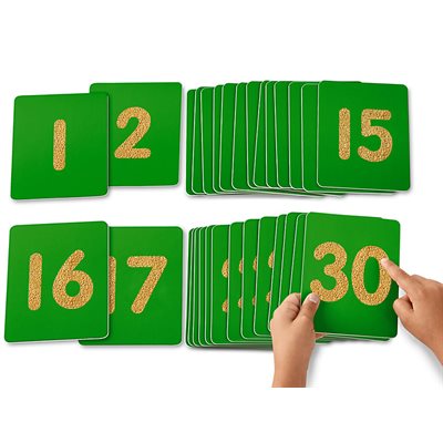 Numéros tactiles 1-30 Numéros tactiles 1-30