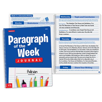 Paragraph of the Week Journal - Gr. 4-5 Paragraph of the Week Journal - Gr. 4-5