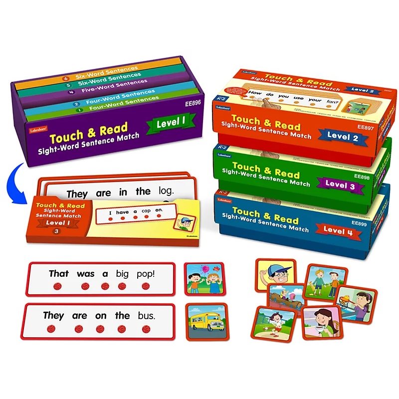 Touch & Read Sight-Word Sentence Match - Complete Set Touch & Read Sight-Word Sentence Match - Complete Set