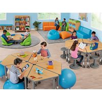 Flex-Space Ball Seat-17", Blue