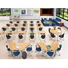 Modern Edge 24 x 60 Mobile Rectangular Table