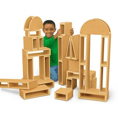 Hardwood Hollow Blocks