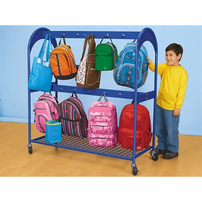 Mobile Backpack Storage Cart