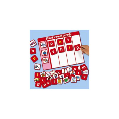 Phonics Magnetic Word Building Boards - Short Vowels