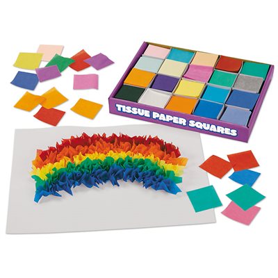Carrés de papier de soie Carrés de papier de soie