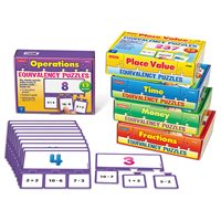 Ensemble complet de puzzles d'équivalence mathématique