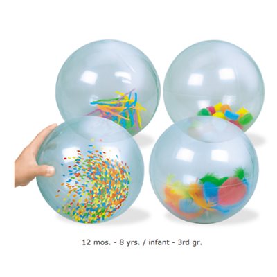 Balles d'activité See-Inside - Lot de 4