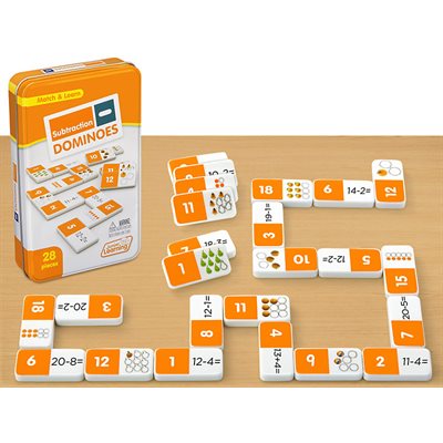 Maîtriser les dominos de soustraction Maîtriser les dominos de soustraction