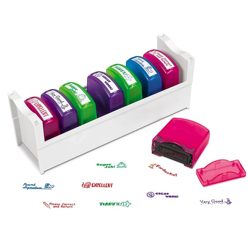 Self-Inking Teacher Stamps - Set 1