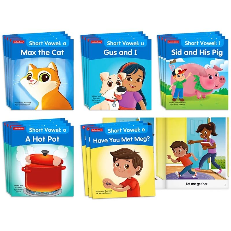 Short Vowels Skill-Building Book Set