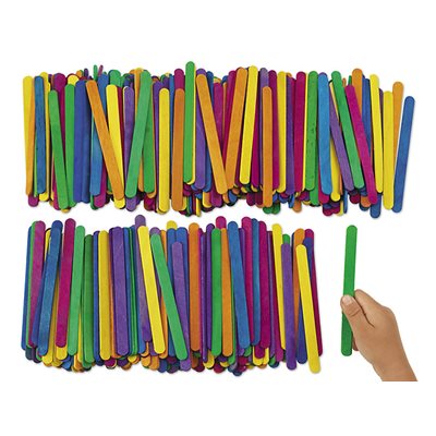 Coloured Craft Sticks - Pack of 500