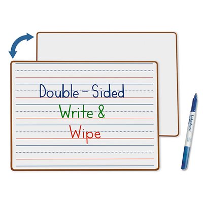 Double-Sided Learn To Print Write & Wipe Board Double-Sided Learn To Print Write & Wipe Board