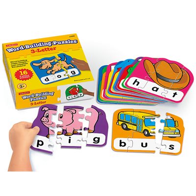 3-Letter Word Building Puzzles