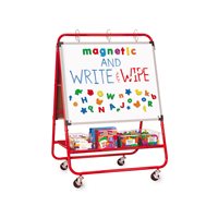 Double-Wide Mobile Teaching Easel