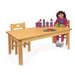 Table rectangulaire en bouleau 30" X 72" - 21"H