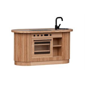 Fluted Oval Kitchen - Natural