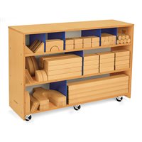 Builder Block Set Storage Cabinet