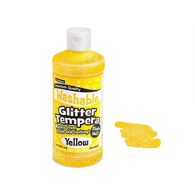 Washable Glitter Paint - Pint - Yellow
