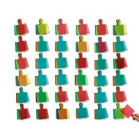 Colour Paddles - 36 Sets