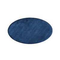 Round Classroom Carpet - Navy Blue - 6'