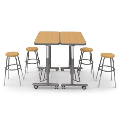 Flex-Space Standing Desk Small-Group Zone