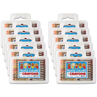 People Colours® Crayons - 24 Count - 12 Sets