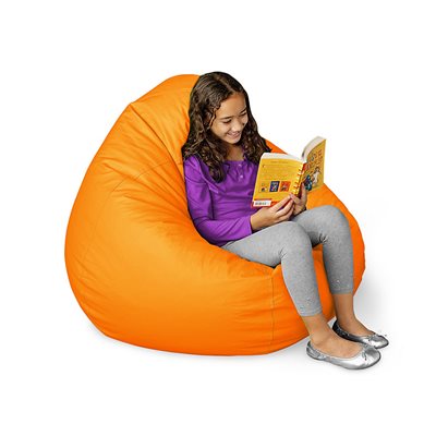 Flex-Space Jumbo Pouf-Orange