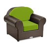 Chaise confortable d'extérieur
