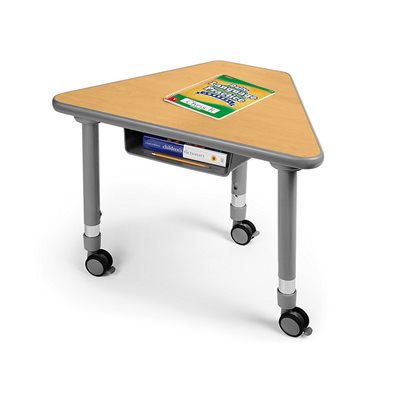 Bureau Wedge Flex-Space avec boîte à livres - Érable Bureau Wedge Flex-Space avec boîte à livres - Érable