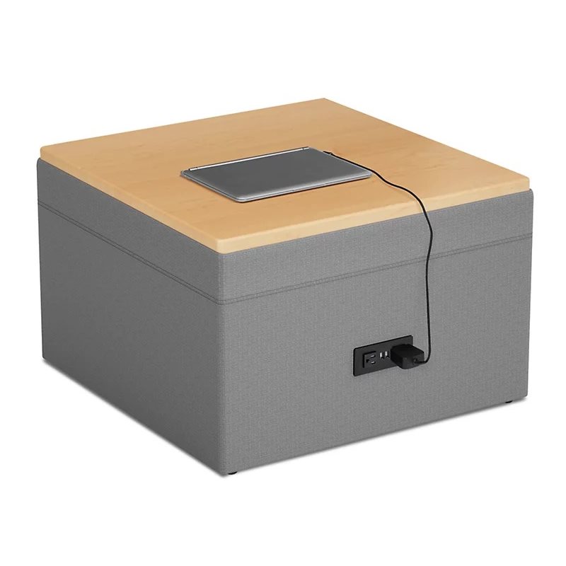 Table modulaire Modern Edge avec Power-Slate Grey Table modulaire Modern Edge avec Power-Slate Grey