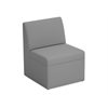 Modern Edge Modular Chair-Slate Grey