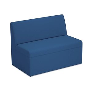 Modern Edge Modular Couch for Two-Midnight Blue